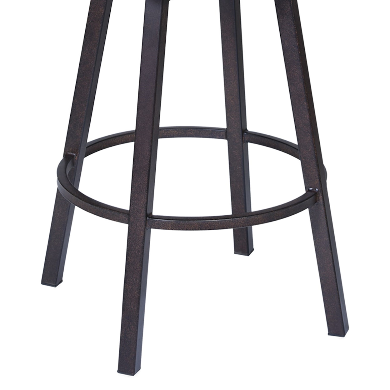 Armen Living Nova 30" Swivel Metal Bar Stool