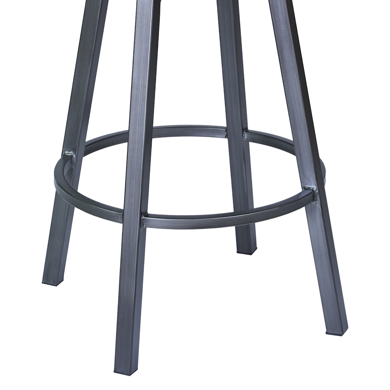 Armen Living Nova 30" Swivel Metal Bar Stool