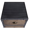 Armen Living Nyx 3-Drawer End Table