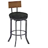 Armen Living Ojai 30" Bar Height Metal Swivel Barstool