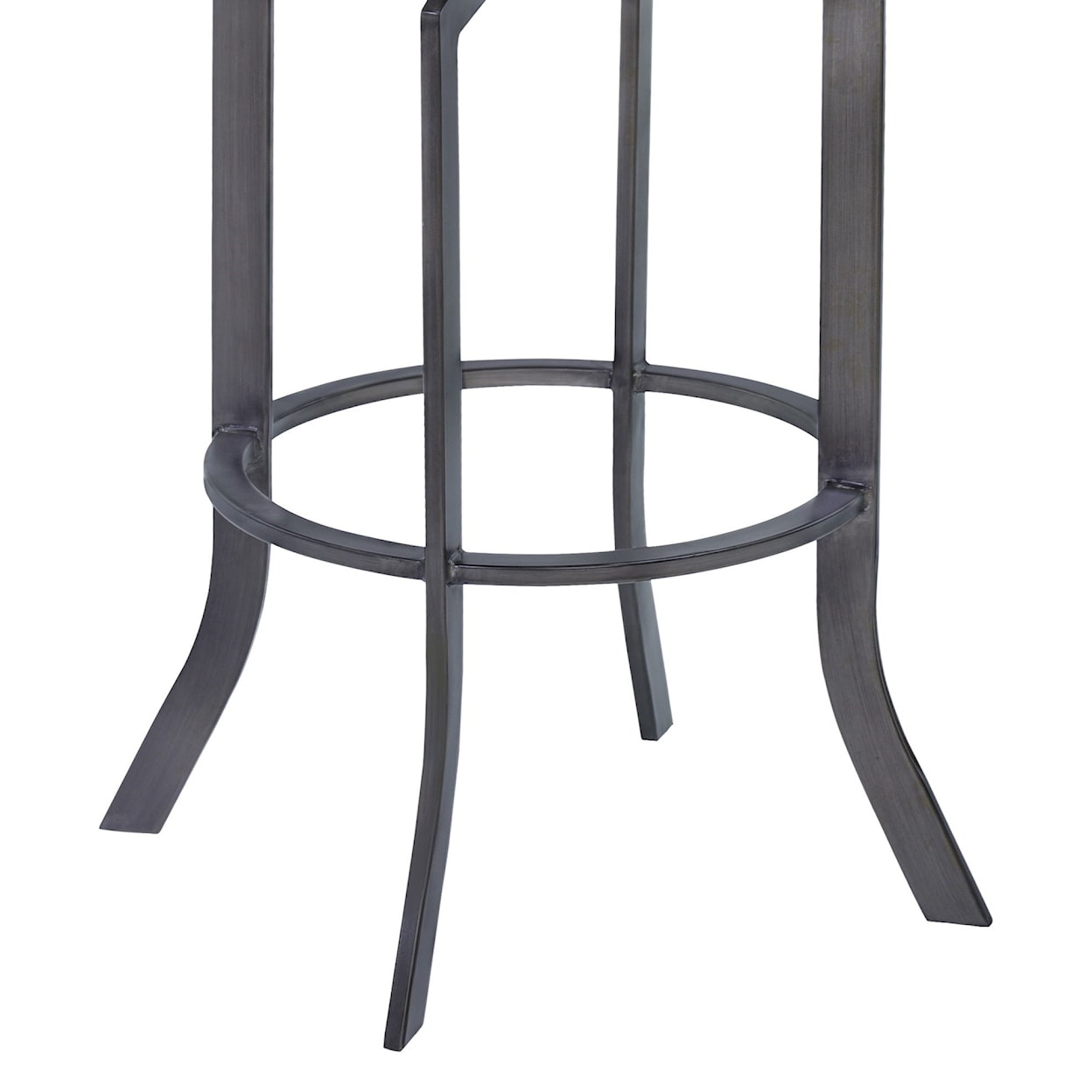 Armen Living Ojai 30" Bar Height Metal Swivel Barstool