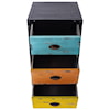 Armen Living Oskar 3-Drawer End Table