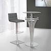 Armen Living Oslo Adjustable Bar Stool