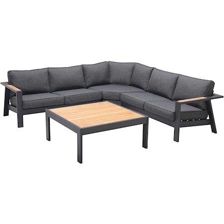 4-Piece Outdoor Sectional Set