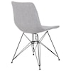 Armen Living Palmetto Contemporary Dining Chair in Grey 
