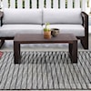 Armen Living Paradise Outdoor Patio Solid Wood Coffee Table