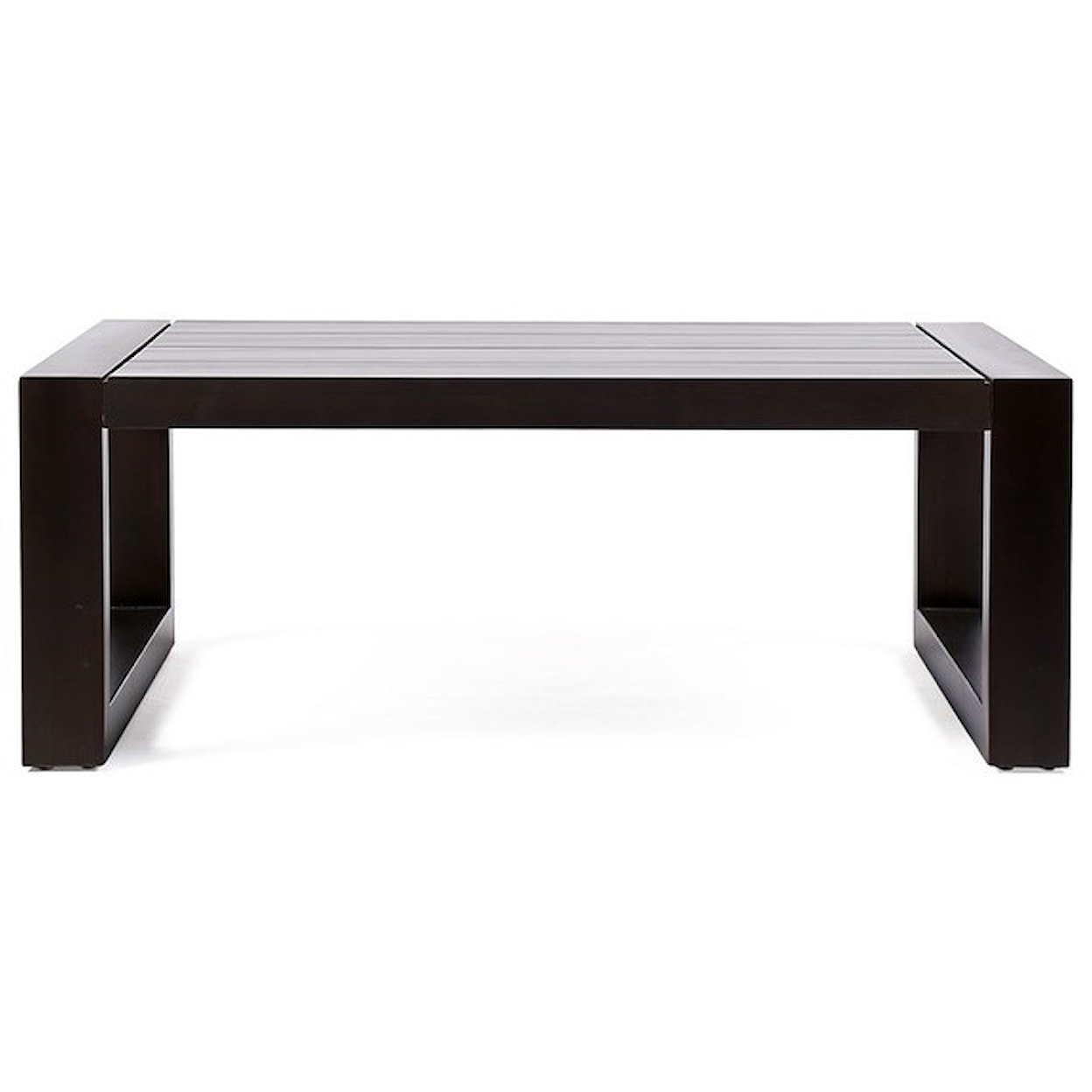 Armen Living Paradise Outdoor Patio Solid Wood Coffee Table
