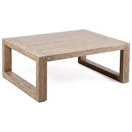 Outdoor Patio Solid Wood Coffee Table