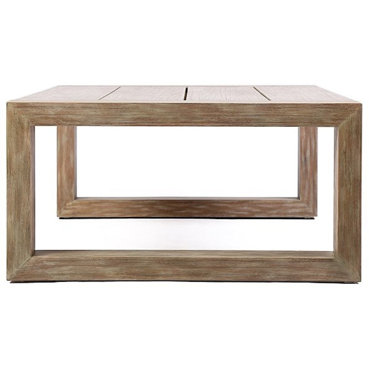 Armen Living Paradise Outdoor Patio Solid Wood Coffee Table