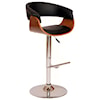 Armen Living Paris Adjustable Swivel Bar Stool