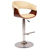 Armen Living Paris Adjustable Swivel Bar Stool