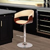 Armen Living Paris Adjustable Swivel Bar Stool