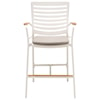 Armen Living Portals- Outdoor Patio Aluminum Barstool