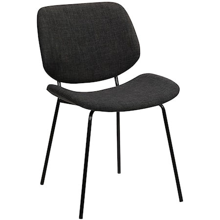 Charcoal Modern Dining Accent Chair