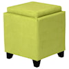 Armen Living Rainbow Contemporary Storage Ottoman With Tray