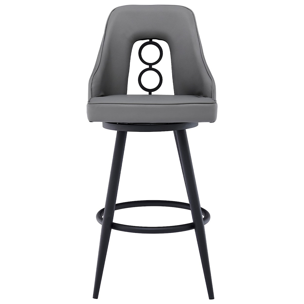 Armen Living Ruby Contemporary 30" Bar Height Barstool