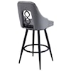 Armen Living Ruby Contemporary 30" Bar Height Barstool