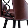 Armen Living Ruby Contemporary 26" Counter Height Barstool