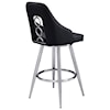 Armen Living Ruby Contemporary 30" Bar Height Barstool