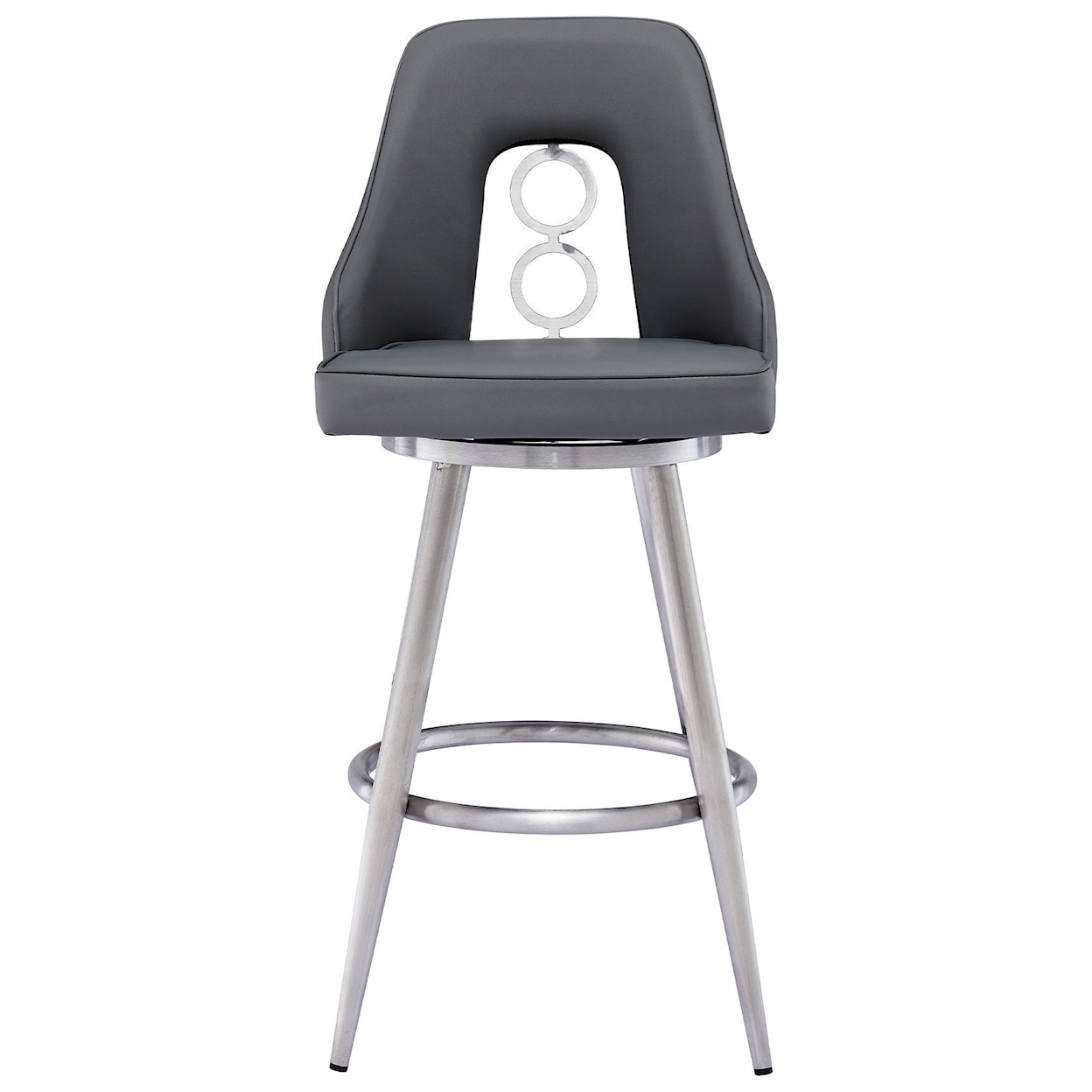 Armen Living Ruby Contemporary 30" Bar Height Barstool