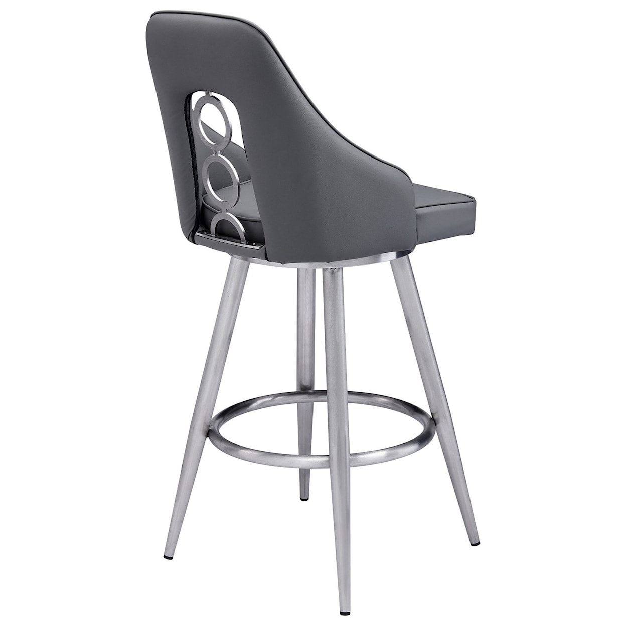 Armen Living Ruby Contemporary 30" Bar Height Barstool