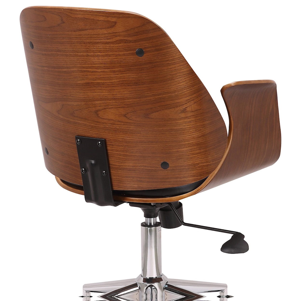 Armen Living Santiago Mid-Century Office Chair