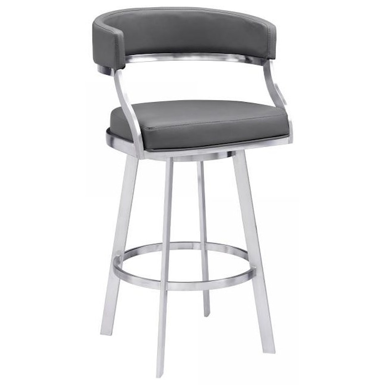 Armen Living Saturn 26" Counter Height Barstool