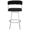 Armen Living Saturn 30" Bar Height Barstool 