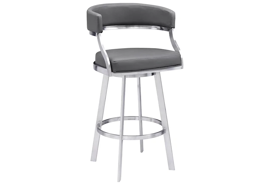 Saturn 26" Counter Height Barstool by Armen Living at Darvin Furniture