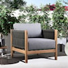 Armen Living Sienna Outdoor Patio Lounge Chair