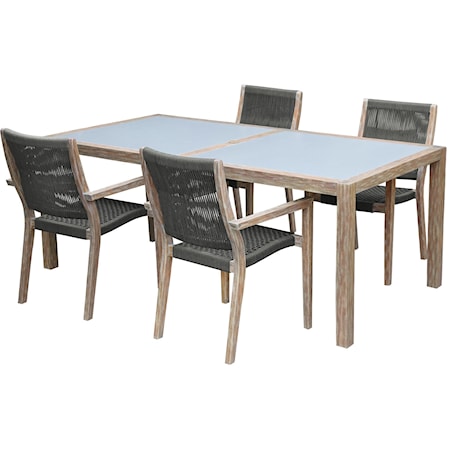 5-Piece Outdoor Patio Dining Set