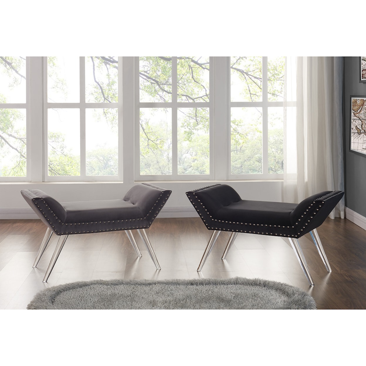 Armen Living Silas Ottoman Bench