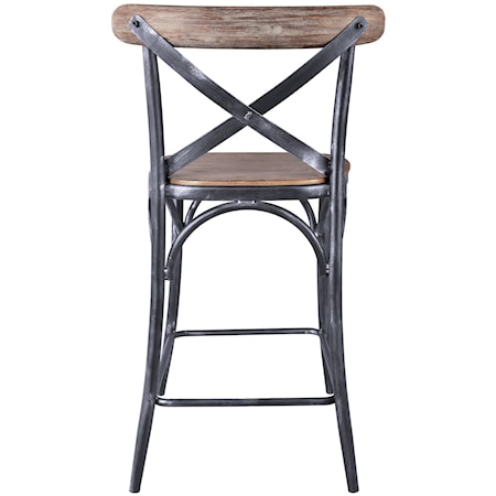 Industrial 26" Counter Height Barstool