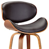 Armen Living Solvang Upholstered Swivel Bar Stool