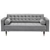 Armen Living Somerset- Velvet Mid Century Modern Loveseat