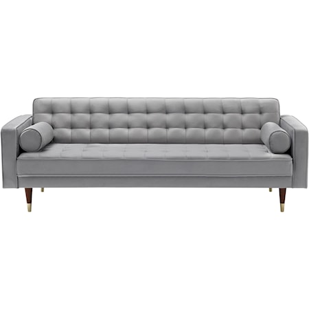 Velvet Mid Century Modern Sofa