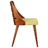 Armen Living Storm Mid-Century Dining Chair