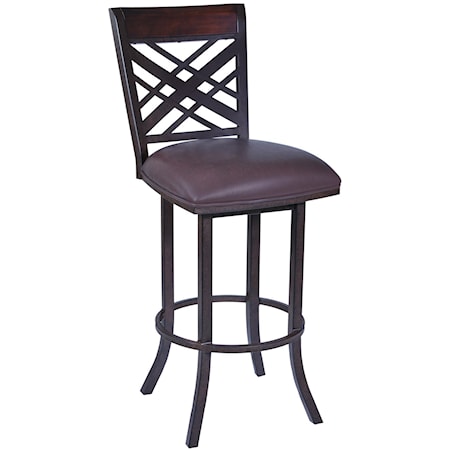 26" Barstool in Auburn Bay Finish