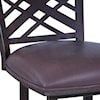 Armen Living Tahiti 30" Barstool in Auburn Bay Finish