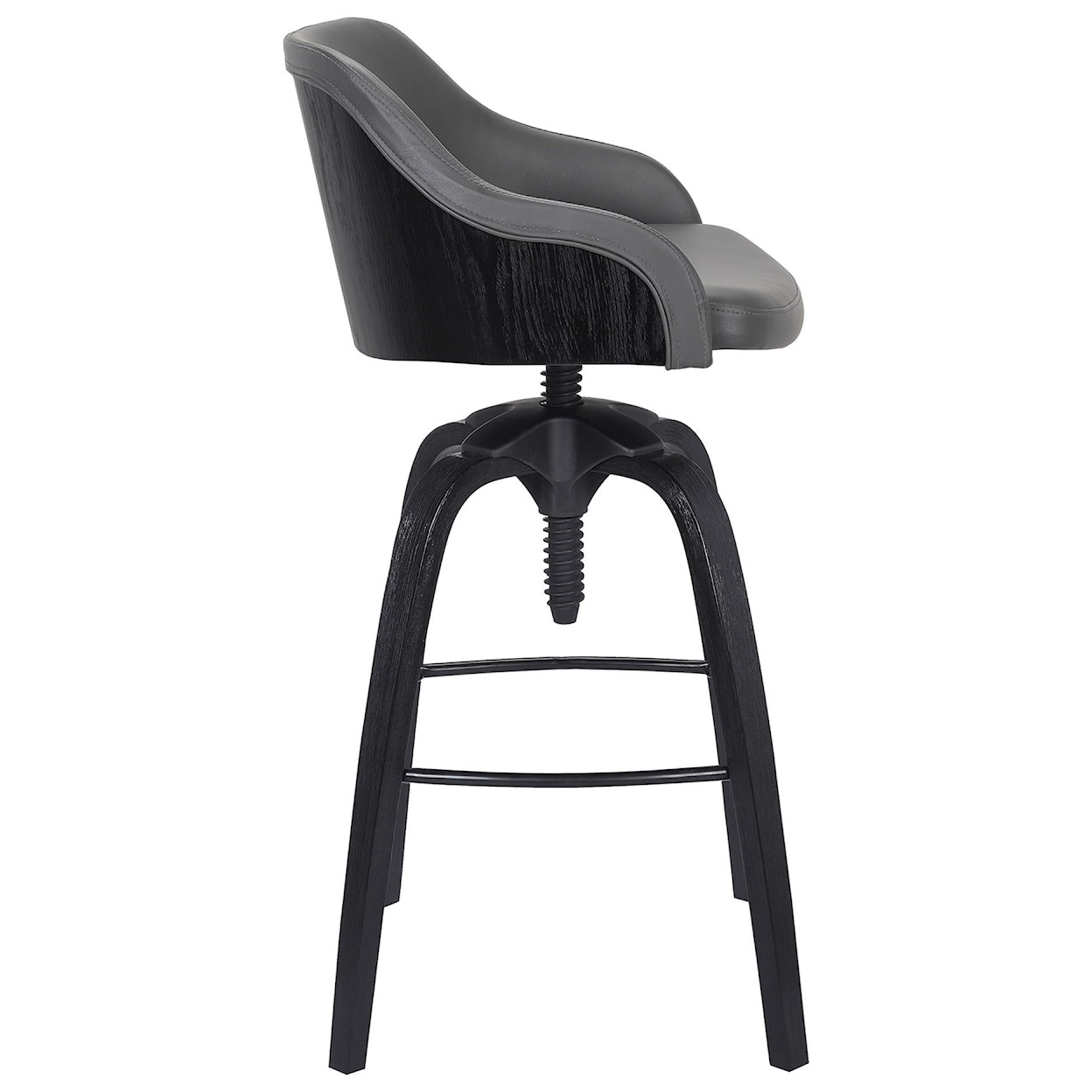 Armen Living Tara Contemporary Adjustable Barstool