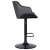 Armen Living Toby Contemporary Adjustable Barstool