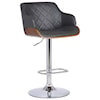 Armen Living Toby Contemporary Adjustable Barstool