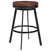 Armen Living Topeka 26" Counter Height Barstool in Mineral