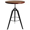 Armen Living Tribeca Industrial Adjustable Pub Table