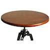 Armen Living Tribeca Industrial Adjustable Pub Table