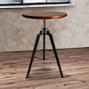 Armen Living Tribeca Industrial Adjustable Pub Table