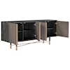 Armen Living Turin 2-Piece Table and Sideboard Set