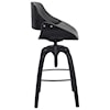 Armen Living Vanessa Contemporary Adjustable Barstool