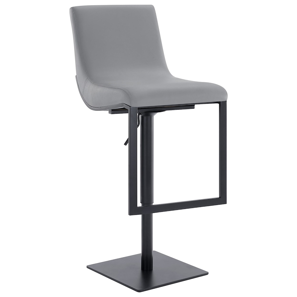 Armen Living Victory Contemporary Swivel Barstool