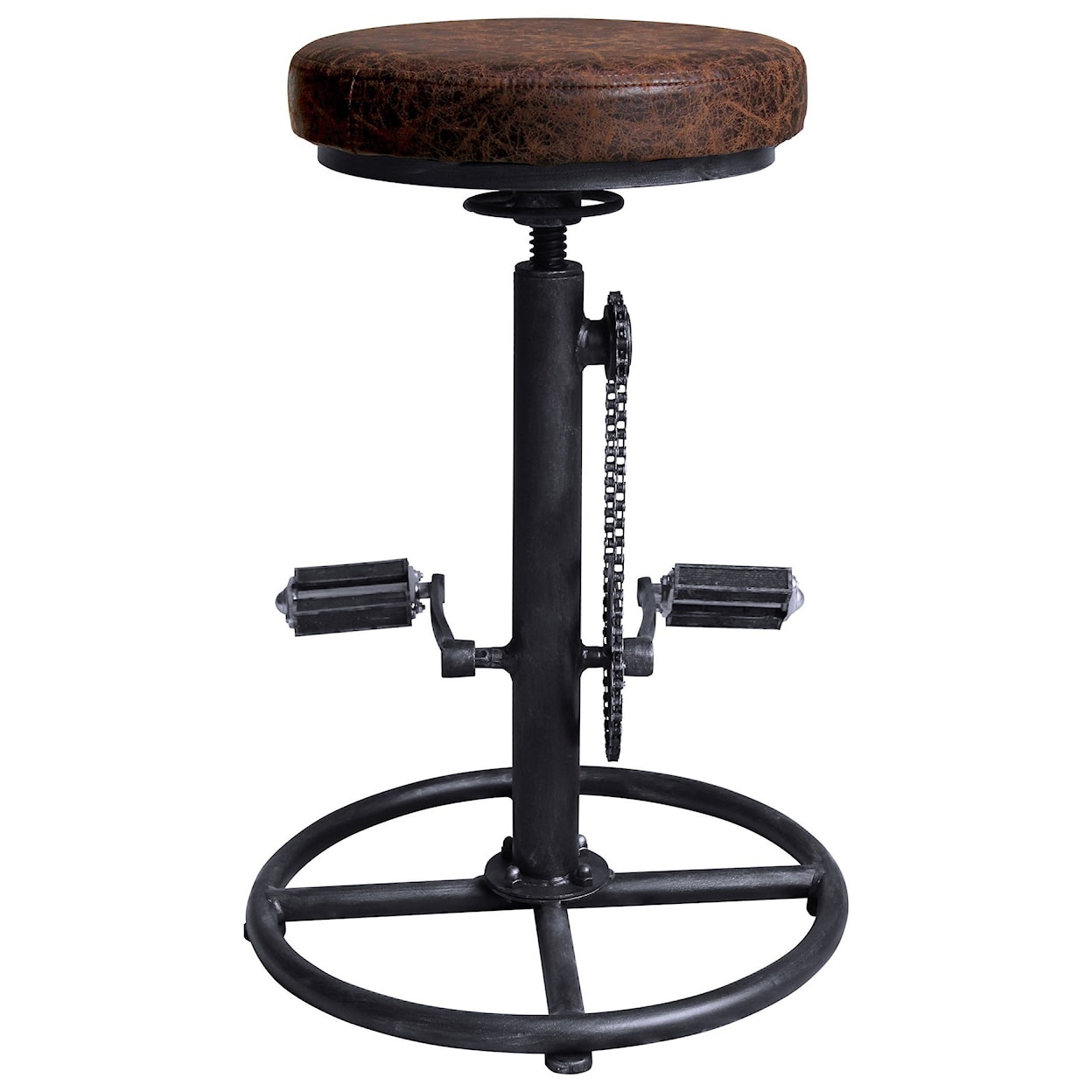 Armen Living Xane Adjustable Backless Barstool